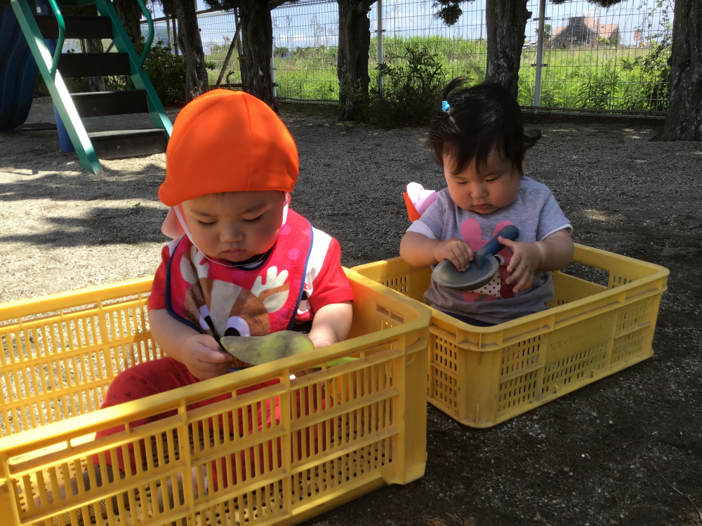 砂遊び♪