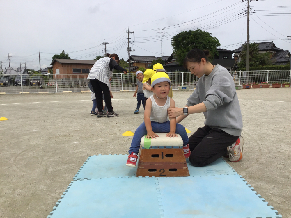 今日も元気に体操指導♪