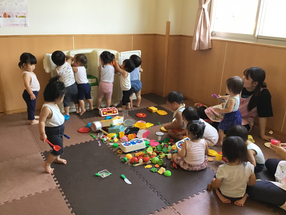 室内でたっぷり遊んだよ♪
