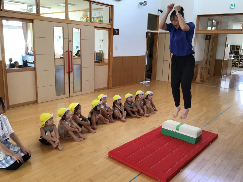 体操指導！