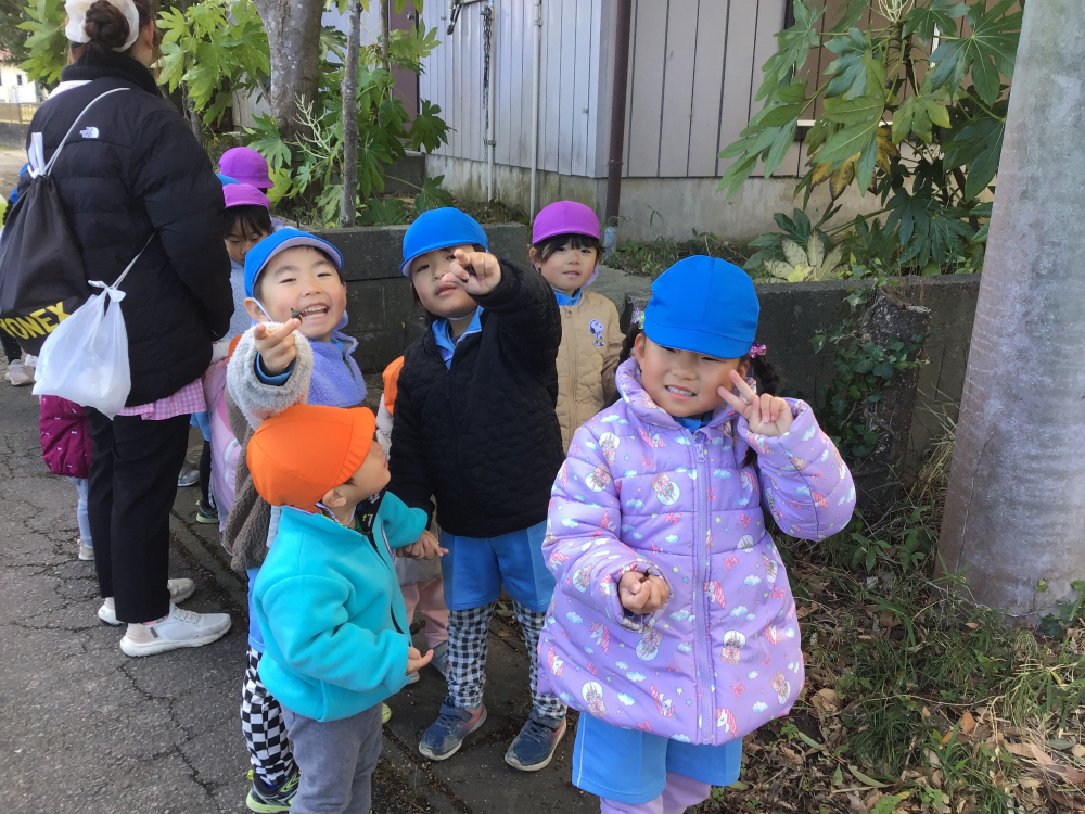 今年最後の登園！