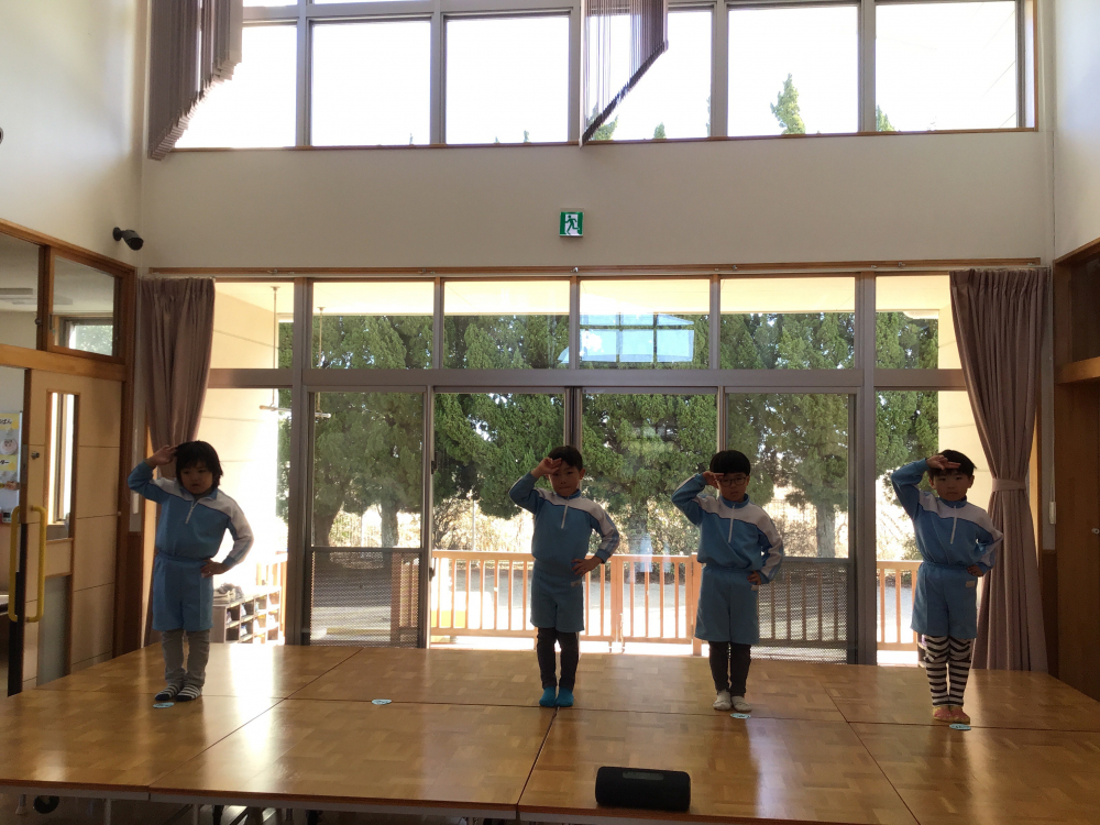 明日は予行練習！