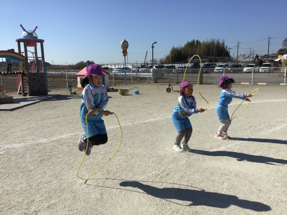 縄跳び練習☀