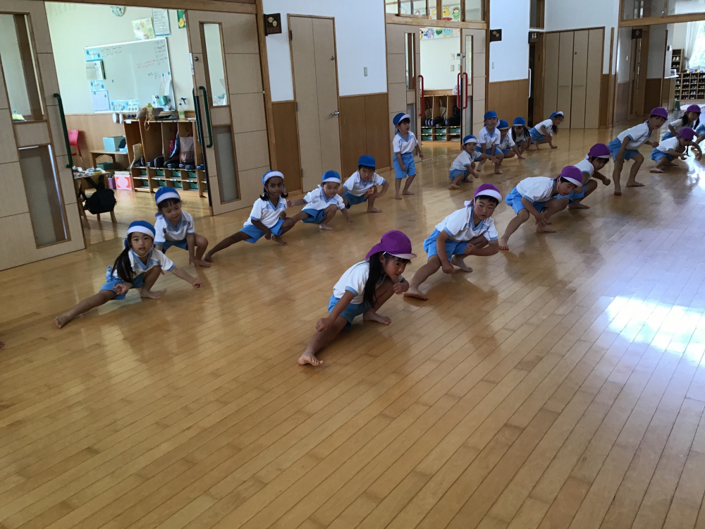 ソーラン節の練習